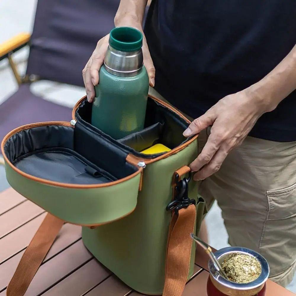 Bolsa Refrigerante Aislada de Apertura Grande Bolsa Tote Refrigerante Aislada Bolsa Duradera para Picnic Almacenamiento de Vino