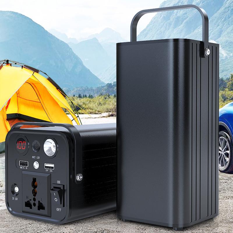Sursă de alimentare mobilă de exterior 180W Baterie externă portabilă de mare capacitate Echipament de urgență pentru camping, standuri, pană de curent