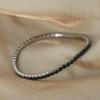 Multicolor Zircon Gold-Plated Titanium Steel Elastic Bracelet