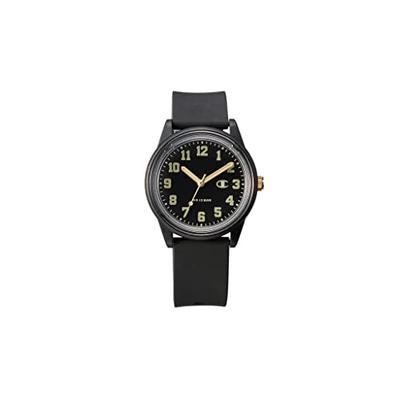 Champion R05A-505VK Solar Analog Waterproof Wristwatch with Urethane Band, Black 2