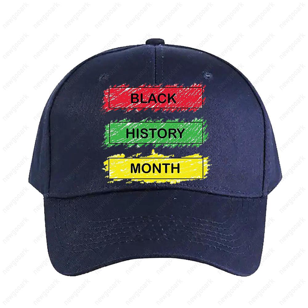 2026 Black History Month Cap Summer Women Unisex Peaked Hat Fashion Casual Adjustable Printed Baseball Caps
