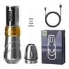 Wireless Tattoo Machine Pen: Battery-Powered Liner & Shader - Integrated Motor
