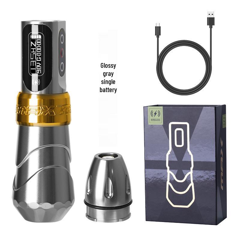Wireless Tattoo Machine Pen: Battery-Powered Liner & Shader - Integrated Motor