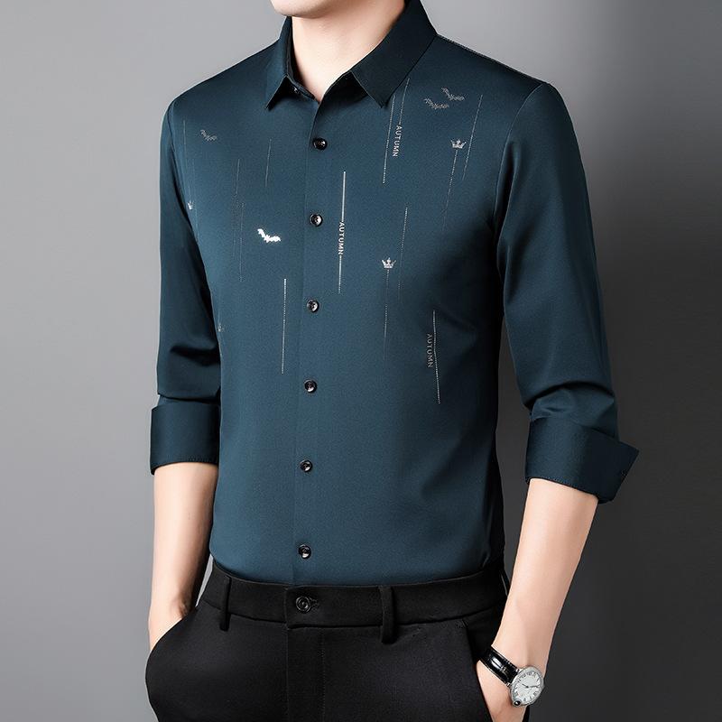 Men's Long-sleeved Shirts Autumn New Korean Style Trendy Shirts Casual Jackets Men's Versatile Tops Men
