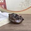Solid Antique Bronze Ware Twist Qiankun Gossip Decoration Double Cow Paperweight Living Room Paper Weight Study Tea Deco