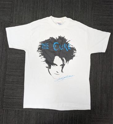 Vintage The Cure Band Concert T-Shirt L Let's Go To Bed -reprint Cotton Full