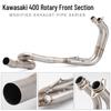 Ninja 400/Z400 Motorcycle Stainless Steel & Titanium Alloy Swirl Header Pipe Modification
