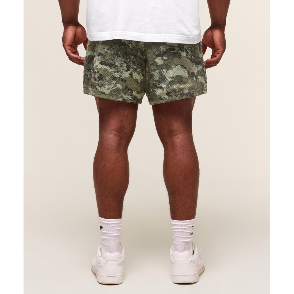 Gymshark Lifting Mesh 5  Shorts Chalk Green A1b9x Ec24