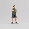 Casual Clothing Resin Miniature Male Figure Hand Painted 1 64 Scale for Diorama