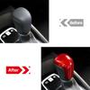 No Adhesive Car Gear Shift Knob Cover for Toyota Camry 2018-2025 for Corolla -2025 ABS Interior Shell ert Decoration Protector (Red)