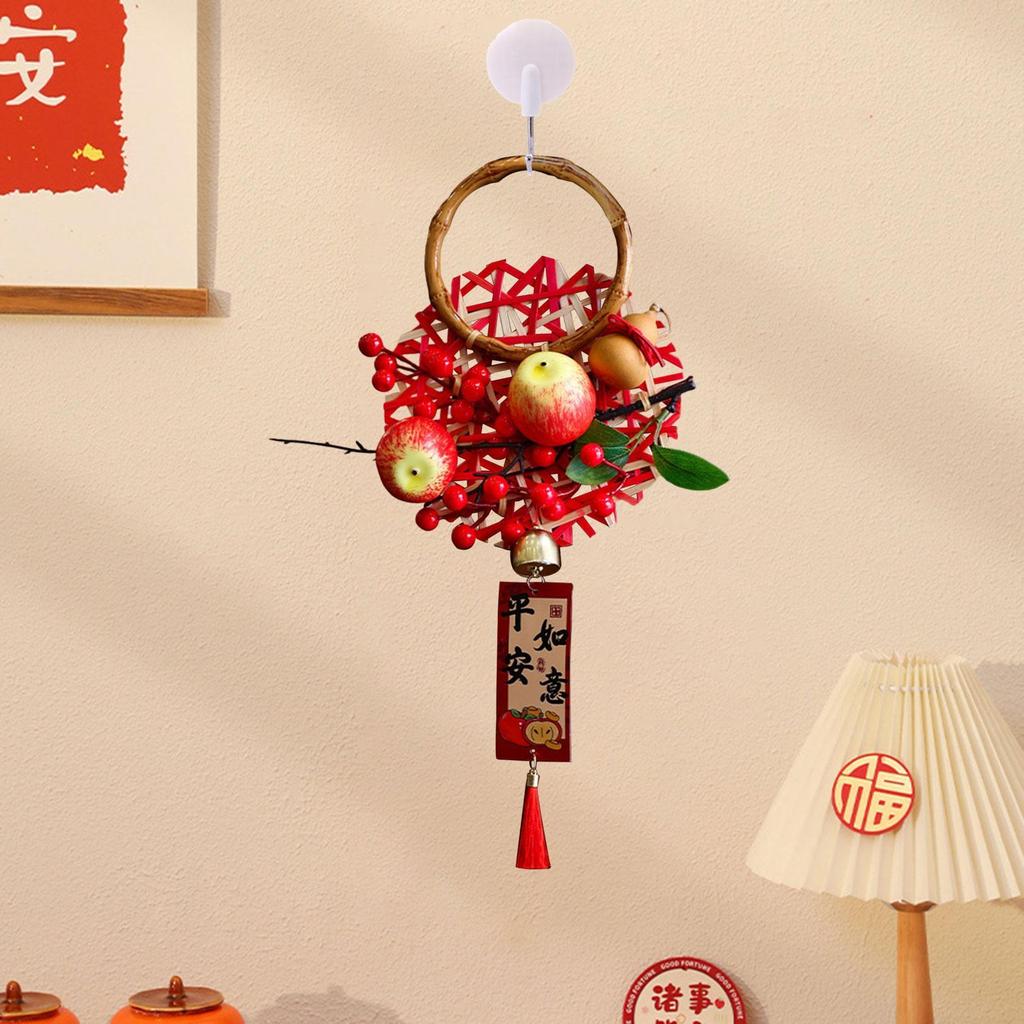 Door Handle Pendant New Year The Year of The Snake Wall Hanging Wreath for Party Spring Festival Indoor Front Door Office