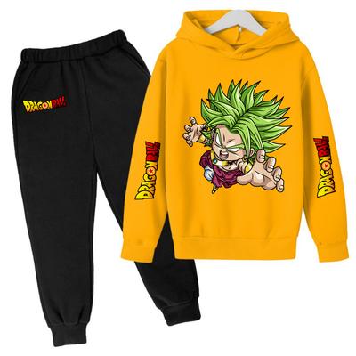 Dragon Ball Street Suit Goku Mode 2024 Neu Harajuku Stil Anzug für Jungen Warm Winter Kinderkleidung Kawaii Größen 100-160 Oberteile