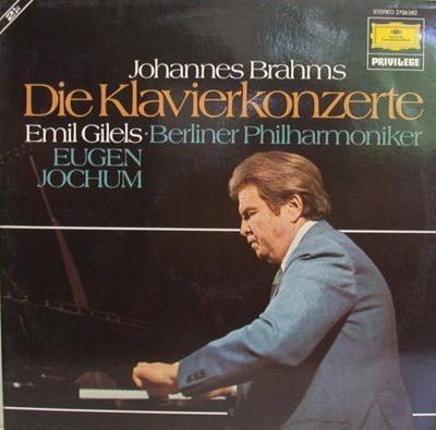 LP Record JOHANNES BRAHMS, EMIL GILELS, BERLI - Die Klavierkonzerte 2726082 Deutsche Grammo Germany Classical Used