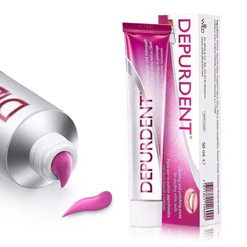 Swiss Wild Tea Stain & Breath Freshening Toothpaste - Genuine Whitening & Polishing Formula