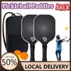 Pickleball Paddles Carbon Fiber And Graphite Face Outdoor Sports Non-Slip Grip Lightweight Pickleball Set