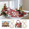 Christmas Advent Calendar Bracelet 24 Day Countdown Calendar Alloy Bracelet Jewelry Making Kits Kids Christmas Surprise Gift Box