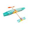 Rubber Band Powered Biplane Model Toy For Kids Aviation Enthusiasts Gift