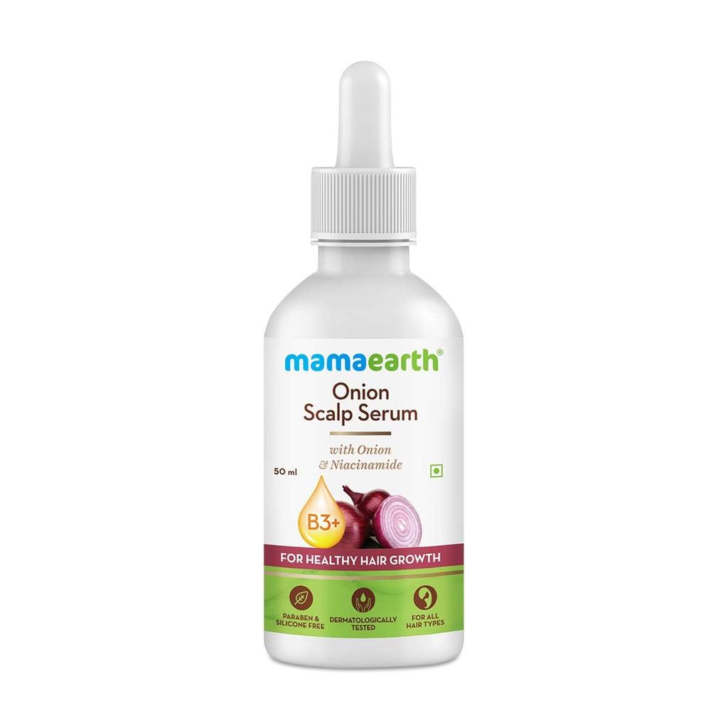 Mamaearth Onion Scalp Serum 50ml Pack of 1 For Healthy Hair Growth And Stronger Scalp