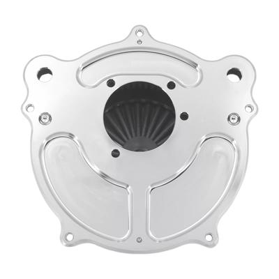 Filtre à air de turbine pour moto Filtre d'admission Chrome Pour Harley Sportster XL Touring Softail Dyna EVO & Twin Cam Fatboy FXDLS