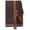 Michael Kors Rhea Zaino Medio in Tela Rivestita con Logo Signature Donna Zaino Marrone 35S5GRAB2B-BROWN