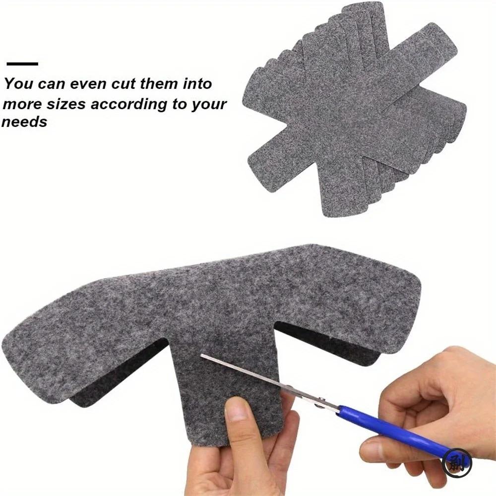 6Pcs Pot and Pan Protectors Pot Dividers Pad Non-woven 3 Sizes Pans Separator Pads for Protecting Cookware Kitchen Tools