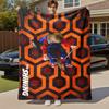 1pc THE SHINING TRICYCLE Outdoor Flannel Blanket Soft Plush Decor for Picnics, camping,Bedroom, Playroom, or Lunch Break, Perfect Gift