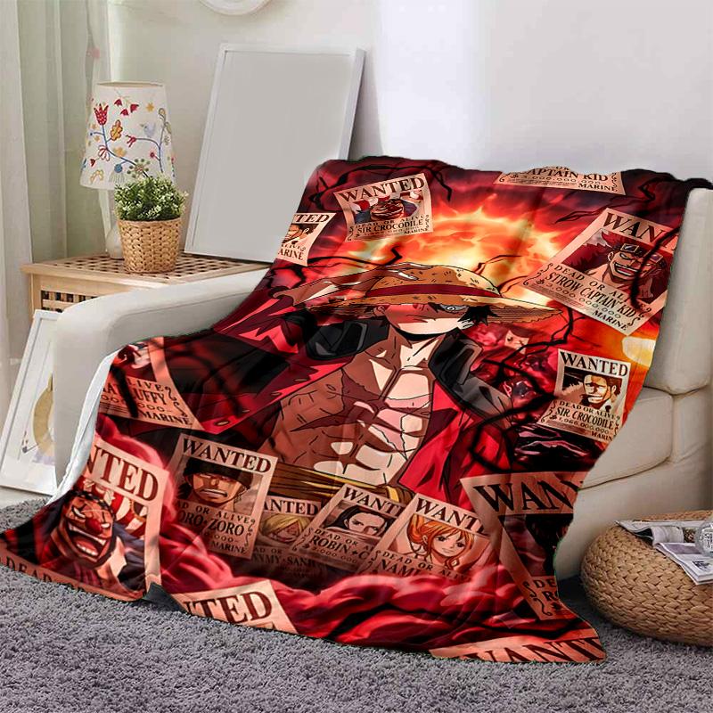 1pc Adventure Beyond Seas Soft Throw Blanket Flannel All Season Light Weight Living Room/Bedroom Warm Blanket. M727019
