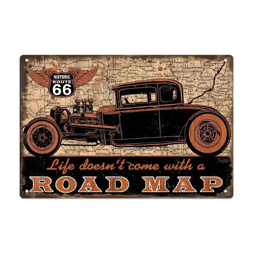 Car Gas Oil Sign Vintage Lubricant Metal Billboard Wall Plate Poster Decor Garage Auto Repair Shop Tin Sign Decorative Plaque