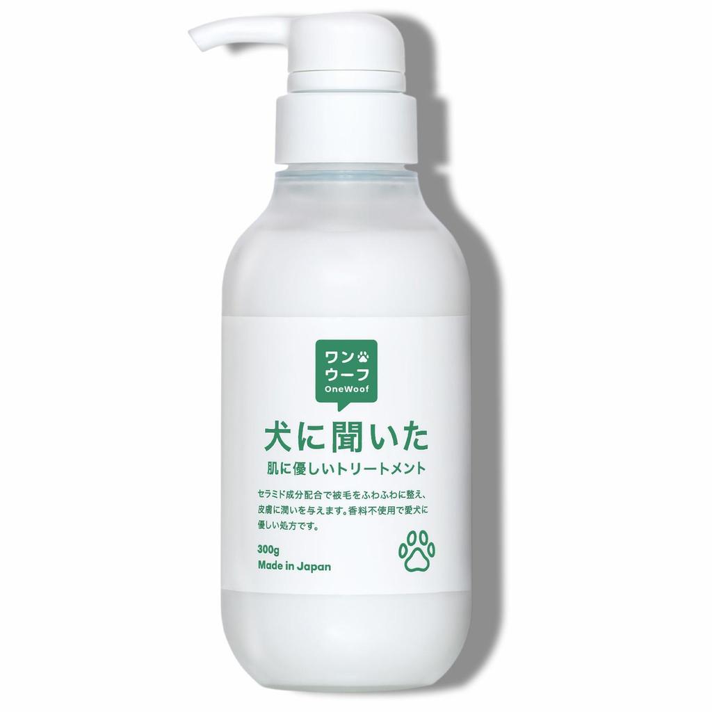 Approved by Dogs Additive-Free & Fragrance-Free Treatment Hypoallergenic Coat Care Organic Pet Treatment Made In Japan OneWoof 300g 1 Bottle