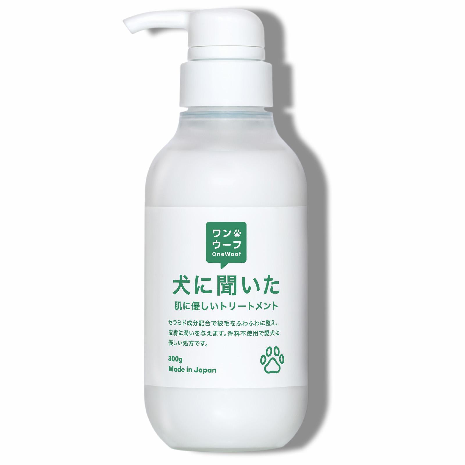 

Схвалено собаками Без добавок та ароматизаторів Лікування Гіпоалергенний догляд за шерстю Органічне лікування для домашніх тварин Зроблено в Японії OneWoof 300г 1 пляшка