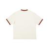 Comfortable Letter Print Logo Color Block Round Neck Short Sleeve T-Shirt Unisex Tops LUT0083254LE00FA05173