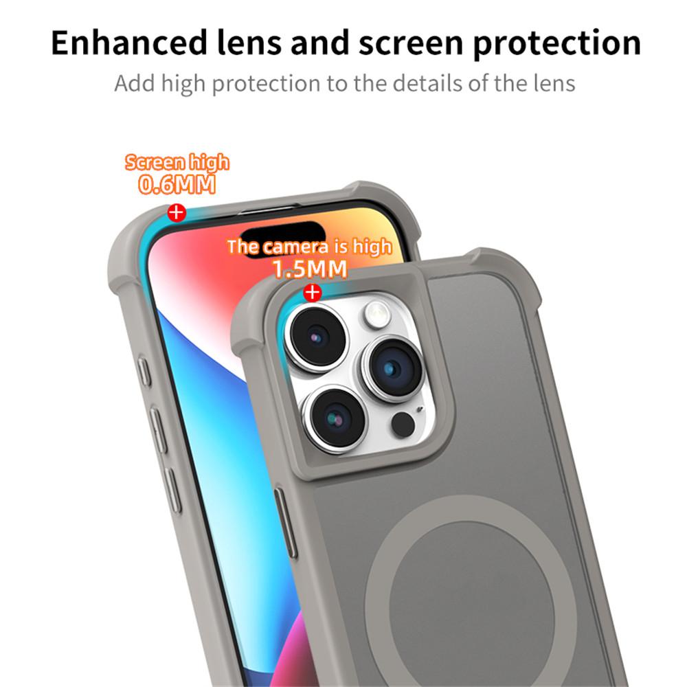 For iPhone 14 Pro Case Compatble with MagSafe Skin-Touch TPU+PC Phone Cover