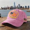 Unisex USA 250th Anniversary Printed Distressed Washed Baseball Cap | Patriotic Vintage Hat For Celebrations