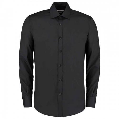 Kustom Kit Mens Slim Long-Sleeved Shirt