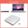 Високошвидкісний зовнішній DVD-привід USB 2.0 для Mac зі стильним сріблястим дизайном та можливістю запису CD