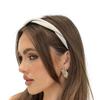Twist Faux Leather Headband, Versatile And Stylish Headdress, Minimalist Hair Hoop, Hair Accessory.