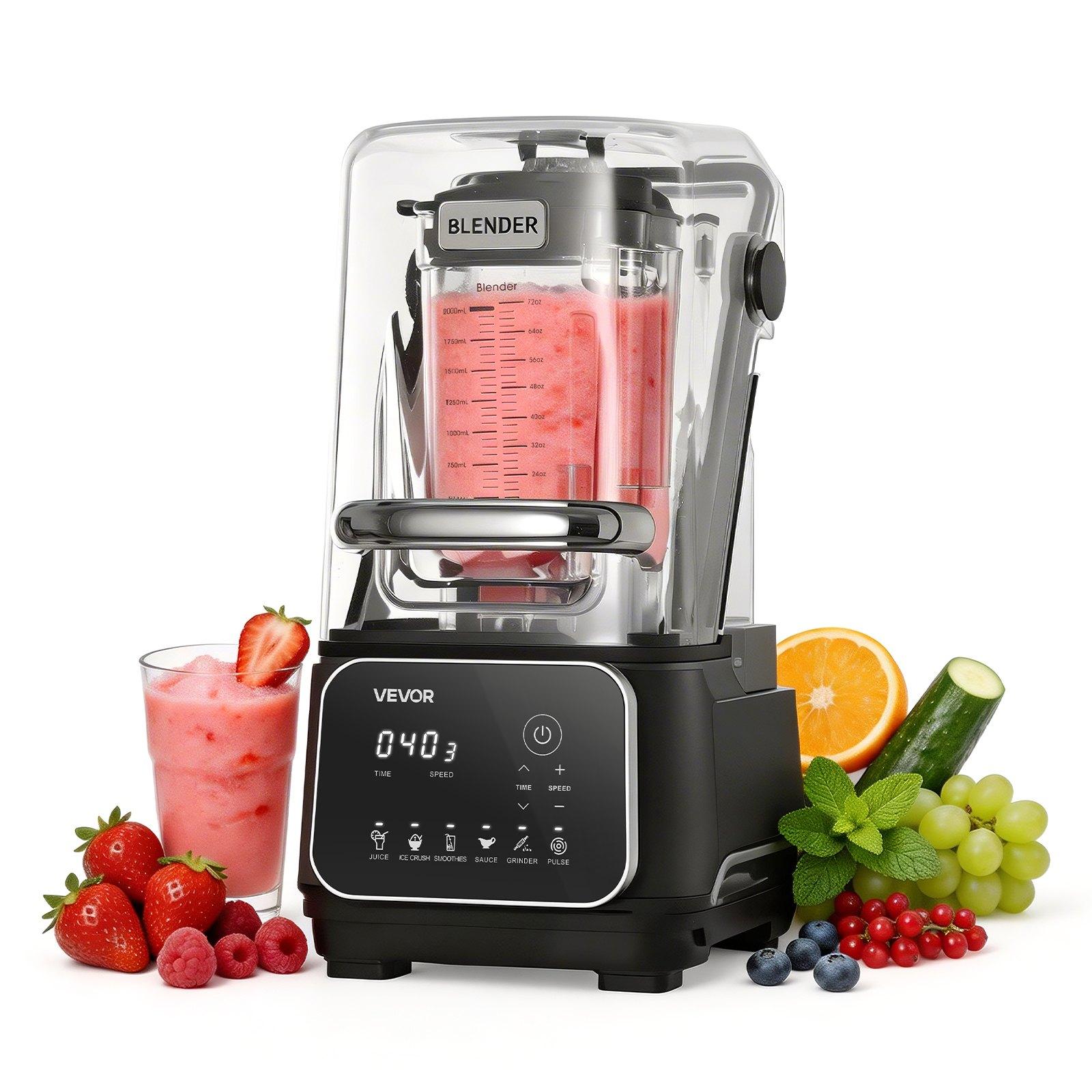 VEVOR Blender, 2L Professional Countertop Blenders