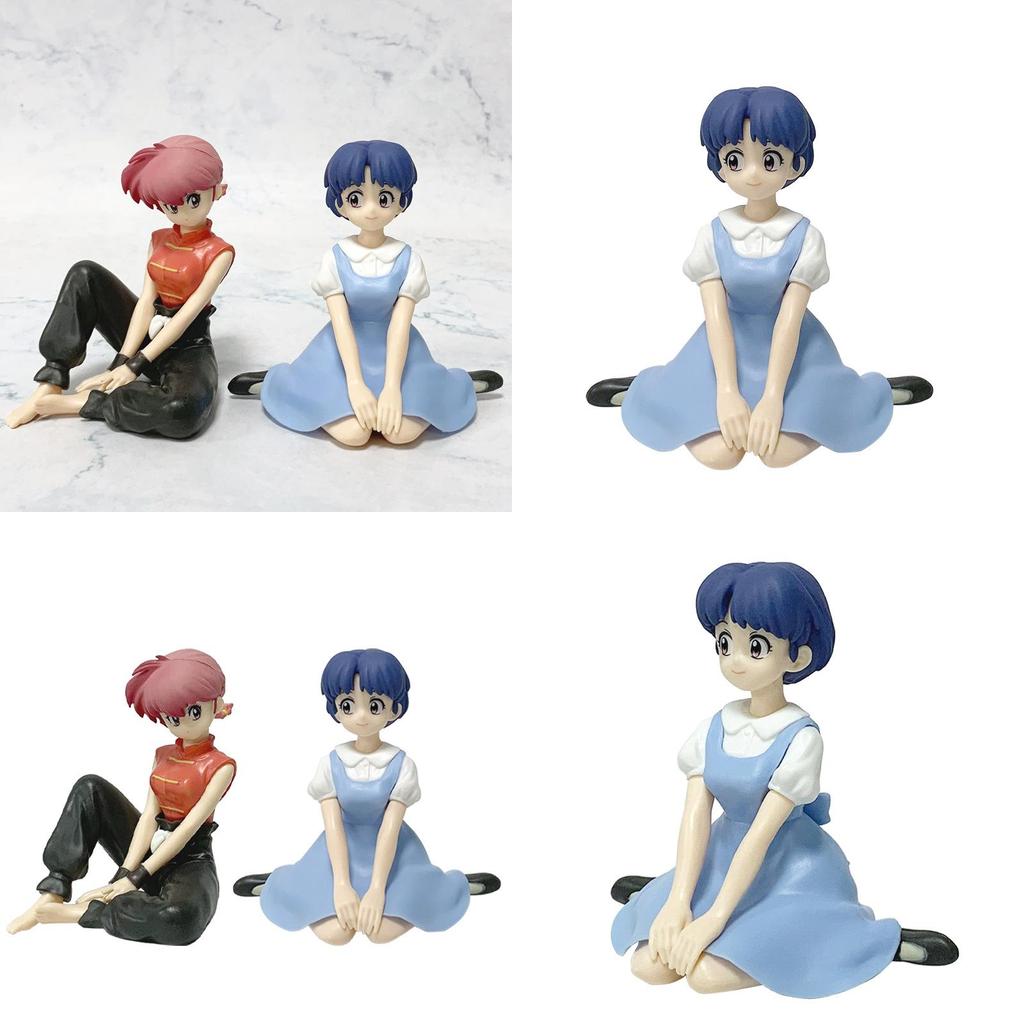 Ranma Nibun No Ichi Tendo Akane Pvc Sitting Figurine Collectible Gift For Anime Fans