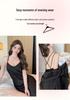 Elegant French Silk Backless Camisole Nightgown