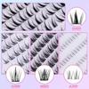 Segmented Glue-Free False Eyelashes Natural Fox Eye Look No Formaldehyde Daily Wear