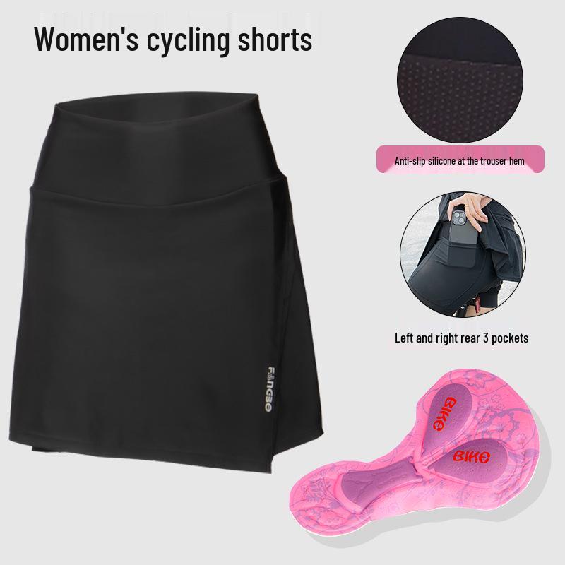 Culotte de Ciclismo de Verano Unisex con Absorción de Impactos de Silicona para Montaña y Carretera