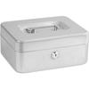 Cash Box - BURG WACHTER - Money 5020 Light Grey - Key Opening, Light Grey Steel