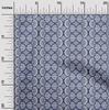 oneOone Cotton Flex Blue Fabric Asian Block Sewing Craft Projects Fabric Prints by Yard 40 Inch
