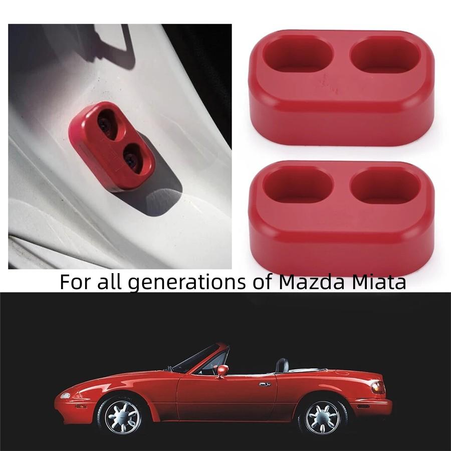 2x Red Door Lining Bushings Block Stopper Bump For Mazda MX-5 Miata NA NB NC ND