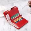 Women Wallets   Luxury Brand Red Black Small Mini Coin Purse Hasp Card Holder Lady Wallet Zipper Female Leather Buckle