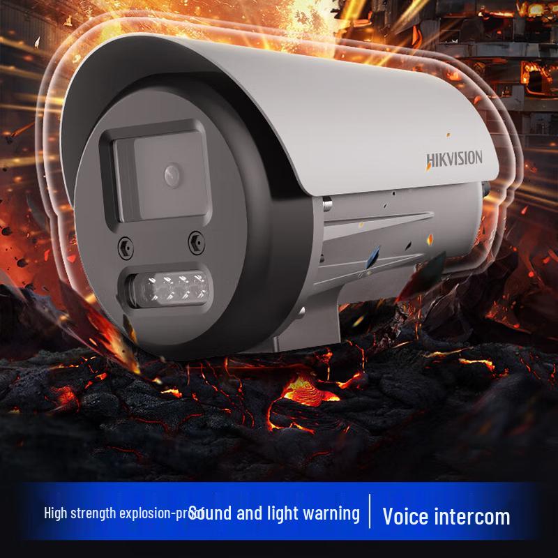 

Hikvision 4MP Explosion-Proof Full-Color Night Vision IP Camera CN plug (adapter included)