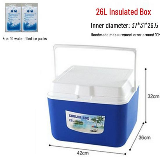 Tragbare isolierte Frischhaltebox für kleine Kühlschränke, den Außenbereich, zum Angeln und für unterwegs