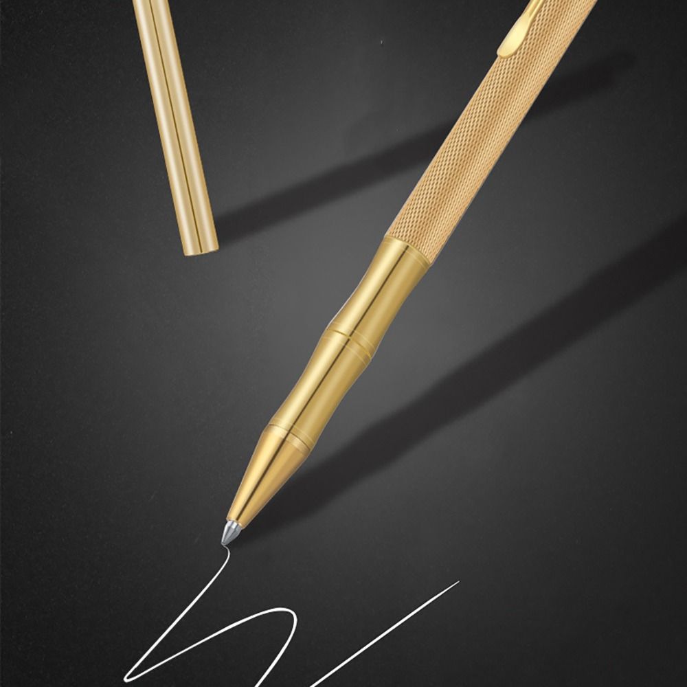 Business Ballpoint Pen Brass Gel Pen Creative Fountain Pen  Students Gift