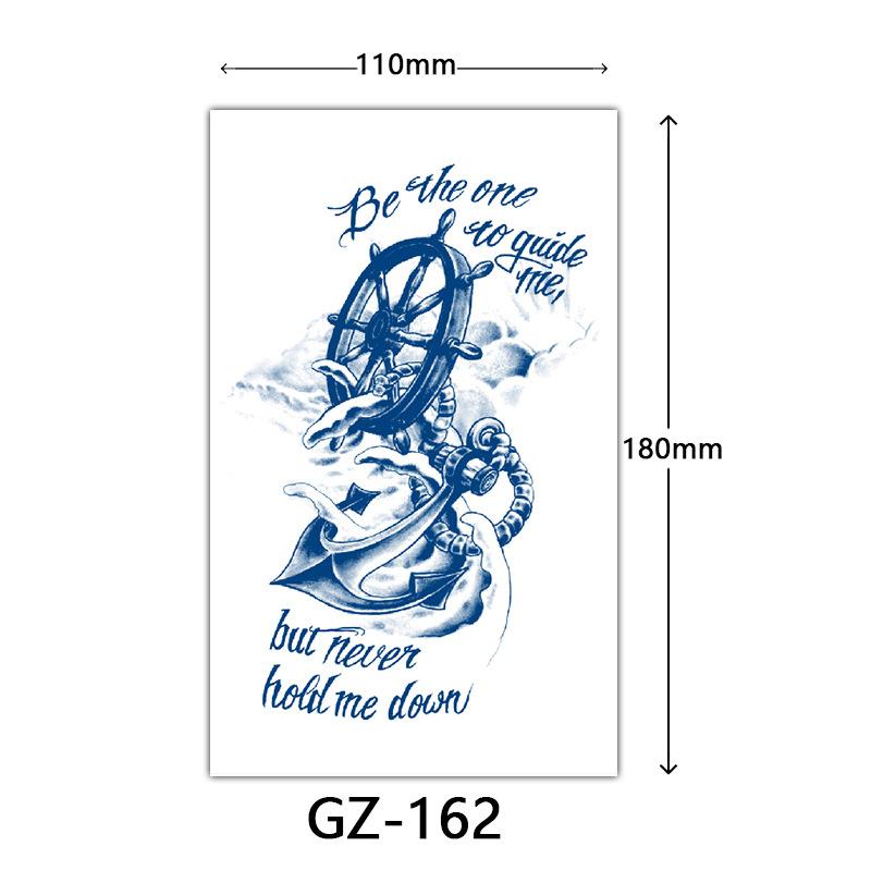 Herbal Semi-Permanent Tattoo Sticker, Animal English Totem Tattoo Sticker, Sweat-Proof Waterproof Tattoo