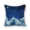 Landscape Home Decoration Square Cartoon Night Scene Sky Grass Printed Pillow Case Abstract Cushion Cover